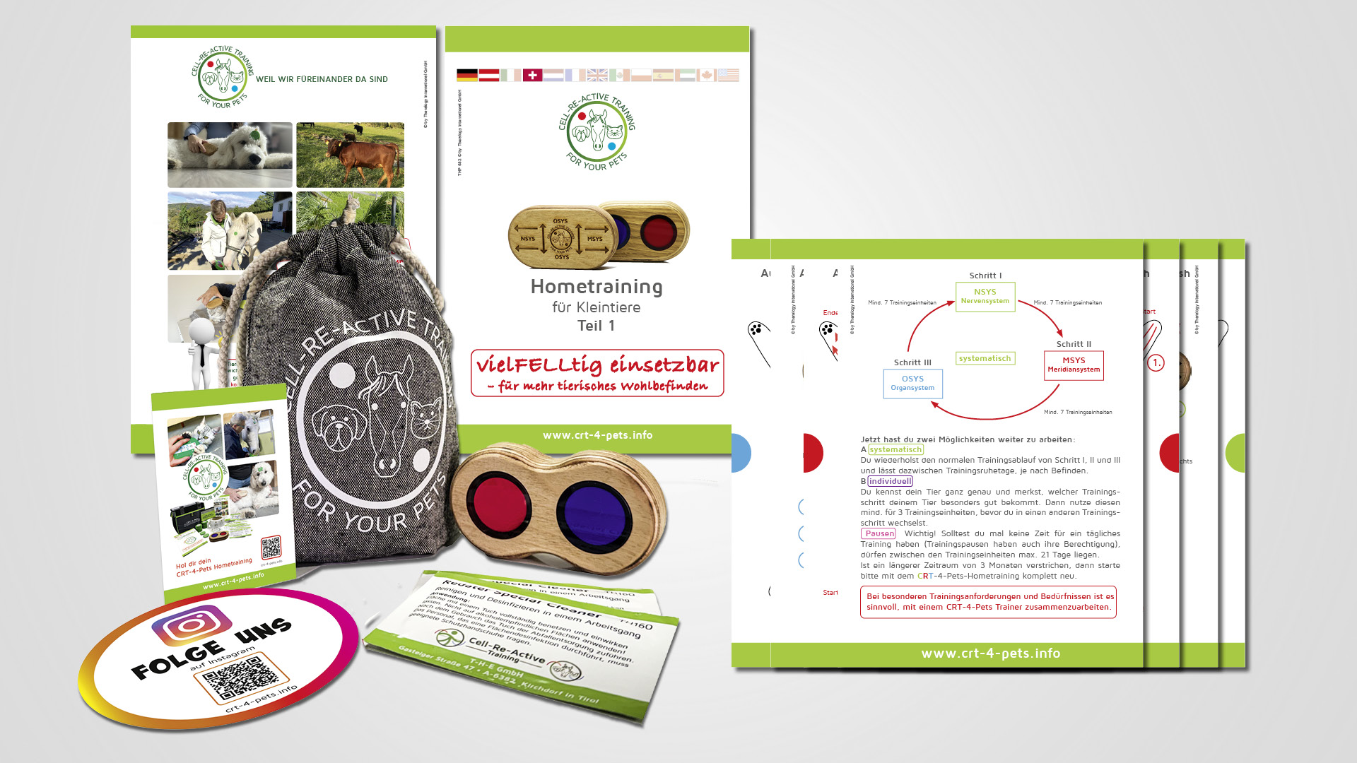 CRT-4-Pets Hometraining Set– für Kleinsttiere Teil 1